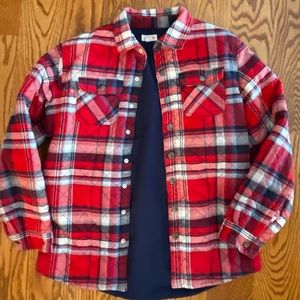 Cat & Jack Flannel Kids Jacket Large(12/14)